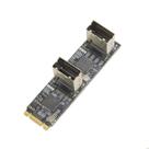Adaptador IO CREST 8 portas não RAID SATA III de 6 Gbp/s para M.2