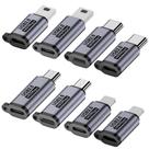 Adaptador Jadebones USB-C para Micro USB e Mini USB, kit com 8 unidades