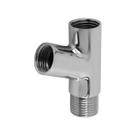 Adaptador Junção Y Ducha Higiênica Filtro 1/2 Metal Cromado