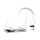 Adaptador Lightning Para HDMI Para iPhone, Cabo De Sincronização De Vídeo HD 1080P Com Porta De