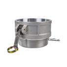 Adaptador macho Camlock Fitting Quafwia Aluminium Part B 4"