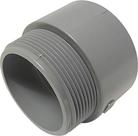 Adaptador macho de PVC Cantex, conduíte rosqueado de 2,5 polegadas Adaptador macho de PVC Cantex, conduíte rosqueado de 2,5 polegadas