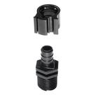 Adaptador macho PEXLOCK 30842 1/2 Pex x 1/2 Mpt, preto