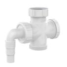 Adaptador Máquina Lavar Louça Tanque Saida Sifão Blukit Cor:Branco