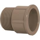 Adaptador Marrom Amanco Curto Liso Rosca 40X1.1/4 10233/11510 - Kit C/10