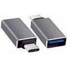 Adaptador MD9 Otg USB A Fêmea Para USB C Macho