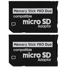 Adaptador Memory Stick Pro Duo, pacote com 2 leitores de cartões Skywin Adaptador Memory Stick Pro Duo, pacote com 2 leitores de cartões Skywin