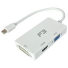 Adaptador mini displayport x hdmi + vga + dvi 3 em 1 jc-mdp3in1 f3
