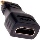 Adaptador Mini Hdmi Macho X Hdmi Femea 1080i Tablet Gold