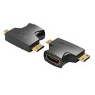 Adaptador Mini Micro Hdmi P/ Hdmi Câmera Filmadora Vention