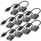 Adaptador Moread DisplayPort (DP) para DVI-D 1080p Full HD x 10