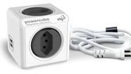Adaptador Múltiplo Power Cube USB - Cabo 3mts ELG - PWC-X4U-3M