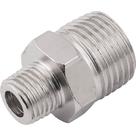 Adaptador/niple de Redução, Rosca, 1/2" Macho x 1/4" Macho, Vonder OstenVonder