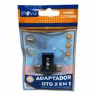 Adaptador OTG 2 Em 1 ZJT-12668 Uso Prático Dia a Dia