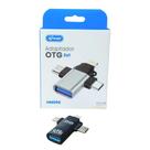 Adaptador Otg 3 Em 1 Para V8 Tipo C Lightning Usb