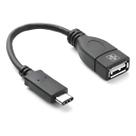 Adaptador OTG Tipo C USB Macho Para USB Fêmea Conecta Pendrive Celular
