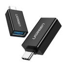 Adaptador otg ugreen tipo-c para usb us173 preto - 20808