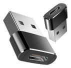 Adaptador OTG USB Macho para USBC Fêmea em Metal Durável Premium