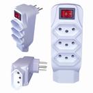Adaptador P/ 3 Pinos Com Proteção De Sobrecarga Segurança Para Aparelhos Adaptador P/ 3 Pinos Com Proteção De Sobrecarga Segurança Para Aparelhos