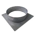 Adaptador P/ Duto 8 25x25 Galvanizado Chaminé Churrasqueira