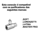 Adaptador P/ Purificador Soft Mangueira 3/8 Grossa 1/2 X 1/2 Adaptador P/ Purificador Soft Mangueira 3/8 Grossa 1/2 X 1/2
