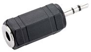 Adaptador p1 plastico - p1 estereo para j2 estereo