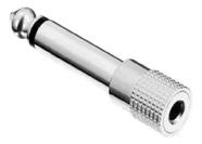 Adaptador P10 Mono P/ Jack J2 Mono Metal - Emb 5pçs - Tebera