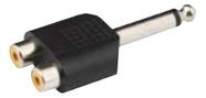 Adaptador P10 Mono X 2 Jack Rca Ad771 Skypix