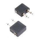 Adaptador P2/3.5mm Para Fone De Ouvido No Avião Férias Viagens Internacional Acessório Plug Conectar