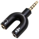 Adaptador p2 4c x 2 jacks j2st fone microfone