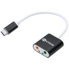 Adaptador P2 Duas Vias Para USB Tipo C Fone + Microfone ADFMUSBTC Vinik