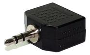 Adaptador P2 Macho Stereo Para 2 P2 Fêmea Stereo Unidade