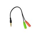 Adaptador P3 Macho Para P2 Fone Headset Microfone Console Adaptador P3 Macho Para P2 Fone Headset Microfone Console