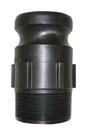 Adaptador Pacer Type-F Macho 2" de conexão rápida de polipropileno