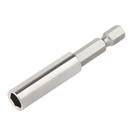 Adaptador para bit 6mm 1/4 x 60mm magnético crv - guepar