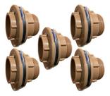 Adaptador para Caixa D'agua Soldável 20mm X 3/4 Pol 5 Unidades