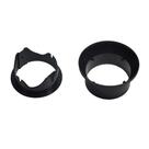 Adaptador para calha e condutor Myard 4" em PVC preto