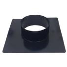 Adaptador Para Duto 5 Polegadas 25x25 Preto - Chaminé Forno