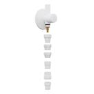 Adaptador para Filtro com Registro Branco - Blukit