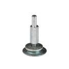 Adaptador Para Furadeira Disco De Borracha 4.1-2'', 5'' E 7'' - Altura 4,3cm Largura 3cm
