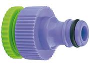 Adaptador para Mangueira Fêmea Rosca 1/2” - Palisad 657208 Verde e Roxo Adaptador para Mangueira Fêmea Rosca 1/2” - Palisad 657208 Verde e Roxo