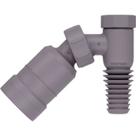 Adaptador Para Maquina De Lavar Roupa/Louca Blukit Articulado 45 Com Retencao Cinza 030448-412