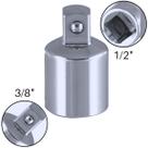 Adaptador para Soquete 1/2" Fêmea Para 3/8" Macho Alongador Conversor