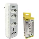 Adaptador para tomada 10a maximo 2500w branco bmax bm8701a