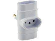 Adaptador Para Tomada Benjamim Tripolar Bc