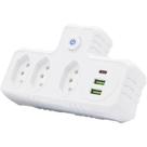 Adaptador Para Tomada Multifuncional Universal Bivol
