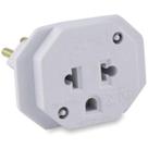 Adaptador Para Tomada Universal 2p+t 10a Bivolt Branco