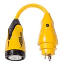 Adaptador Pigtail Marinco P30-503 EEL 30A 125V macho para 50A 125V fêmea Adaptador Pigtail Marinco P30-503 EEL 30A 125V macho para 50A 125V fêmea