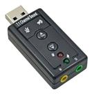 Adaptador Placa de Som USB 2.0 Fone Microfone 7.1 Digital - XC-ADP-35 - X-Cell
