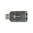 Adaptador placa de som usb 5.1 canais virtual ausb51